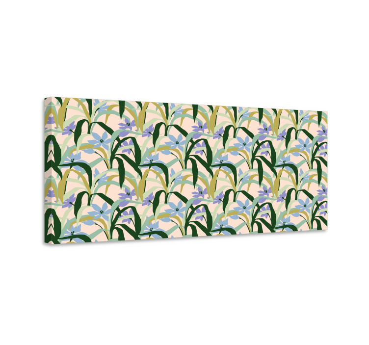 Tableau fleurs et plantes motif feuillage floral - TenStickers