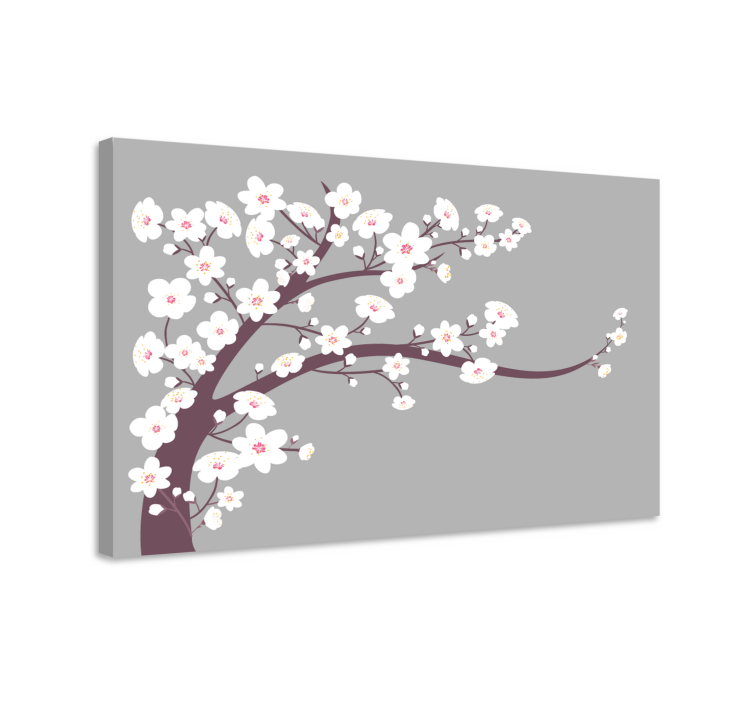 Tableau fleurs et plantes tige de fleurs sakura - TenStickers