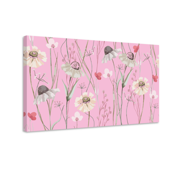 Tableau fleurs et plantes motif floral délicat - TenStickers
