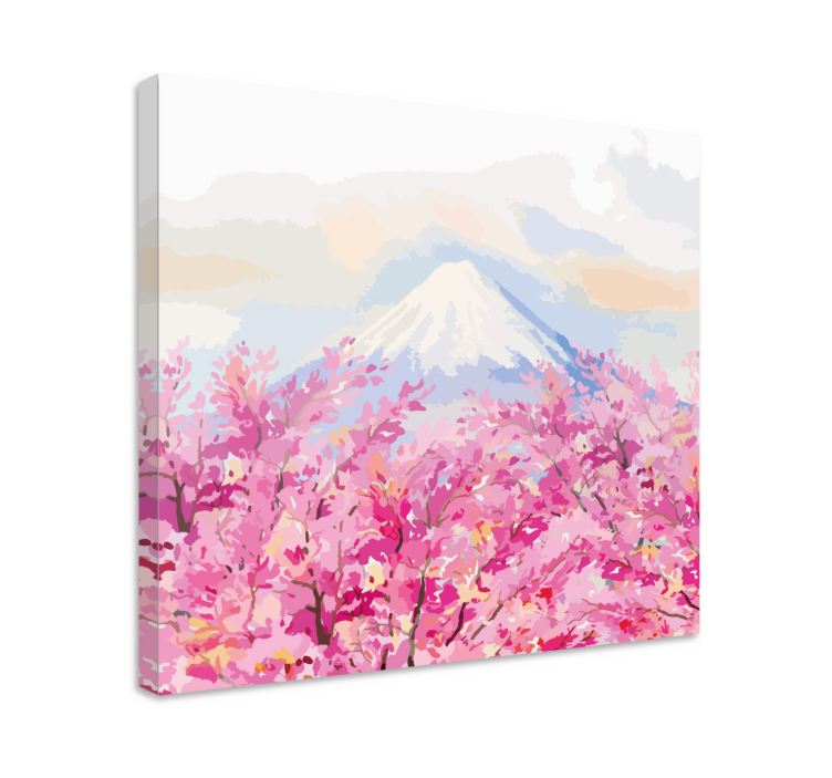 Tableau fleurs et plantes fuji en fleurs - TenStickers