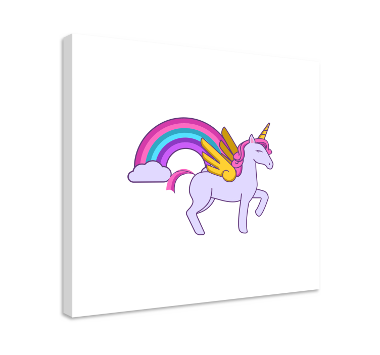 Tableau licorne fantaisie magique de licorne - TenStickers