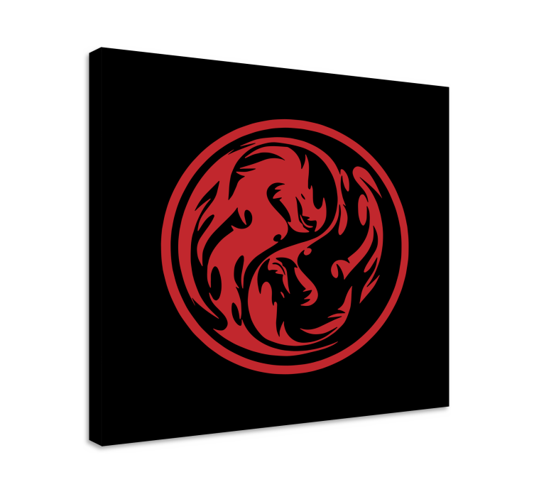 Tableau dinosaures design de dragon dynamique - TenStickers