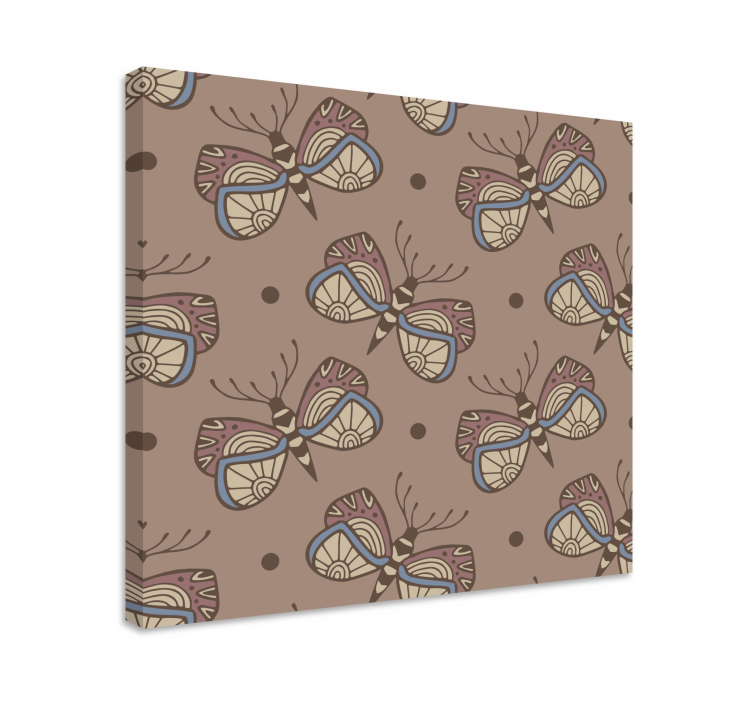Tableau papillons motif complexe de papillons - TenStickers