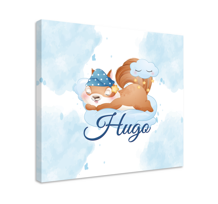 Store enrouleur animaux ecureuil rêvant mignonnement - TenStickers