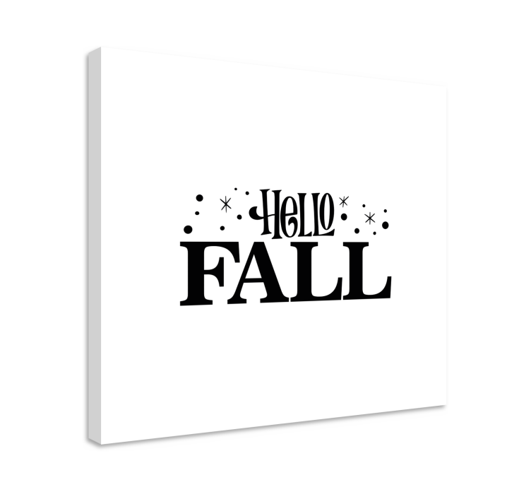 Tableau citation bonjour automne - TenStickers
