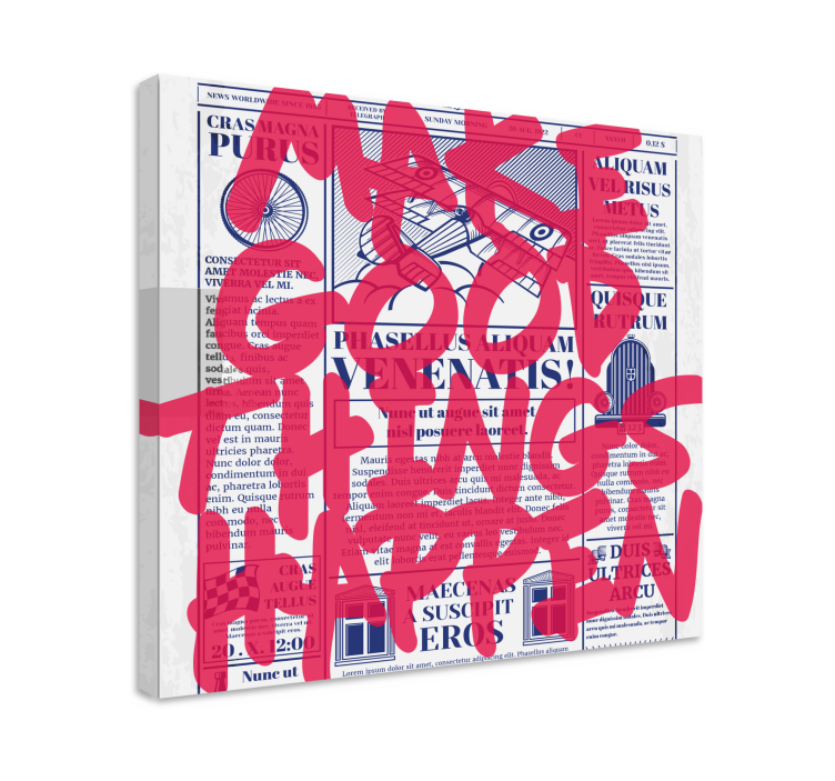 Tableau citation faites de bonnes choses - TenStickers