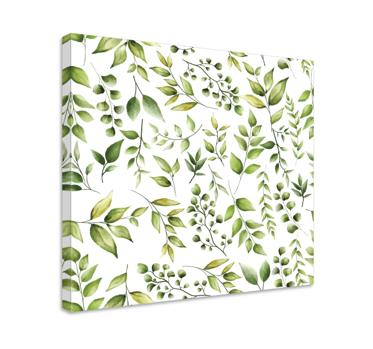 Tableau fleurs et plantes motif feuillage luxuriant - TenStickers