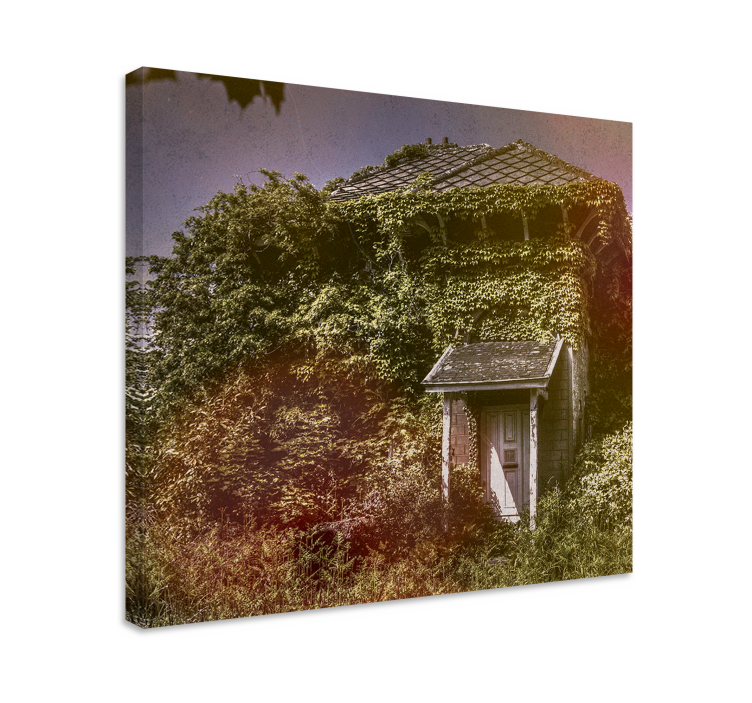 Tableau rustique cottage rustique abandonné - TenStickers