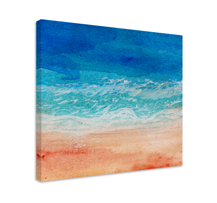 Tableau paysages vagues océaniques de tranquillité - TenStickers