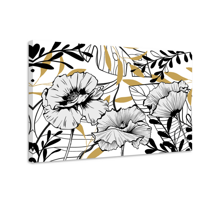 Tableau fleurs et plantes composition de fleurs Élégantes - TenStickers
