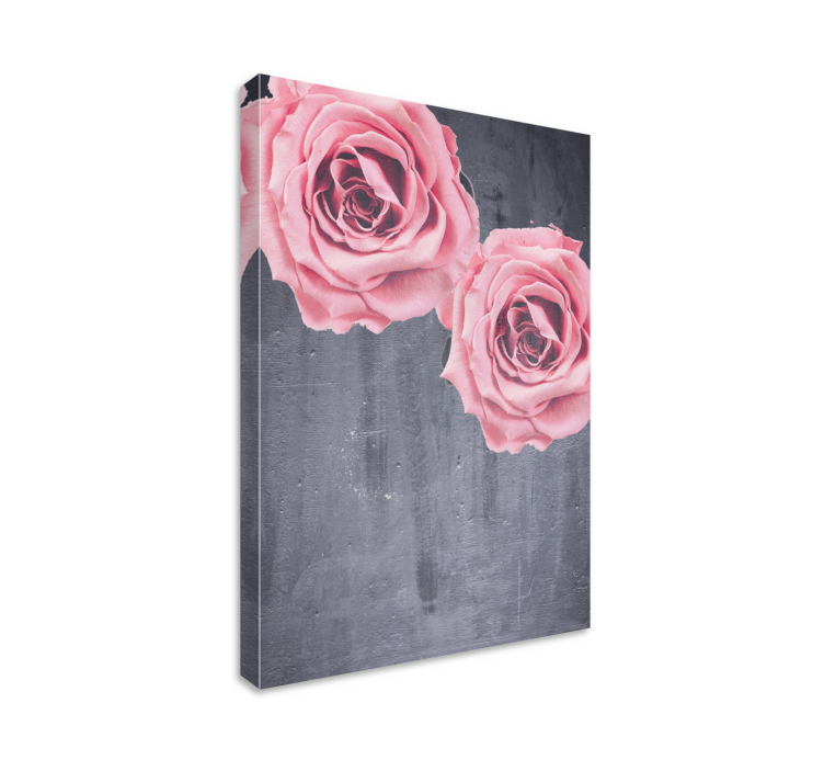 Tableau fleurs et plantes bouquet de roses blush - TenStickers