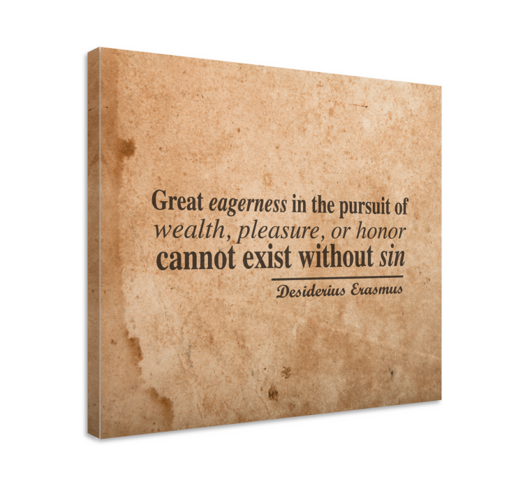 Tableau citation désir et richesse - TenStickers