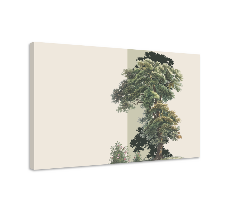 Tableau arbres contour d'arbre royal - TenStickers