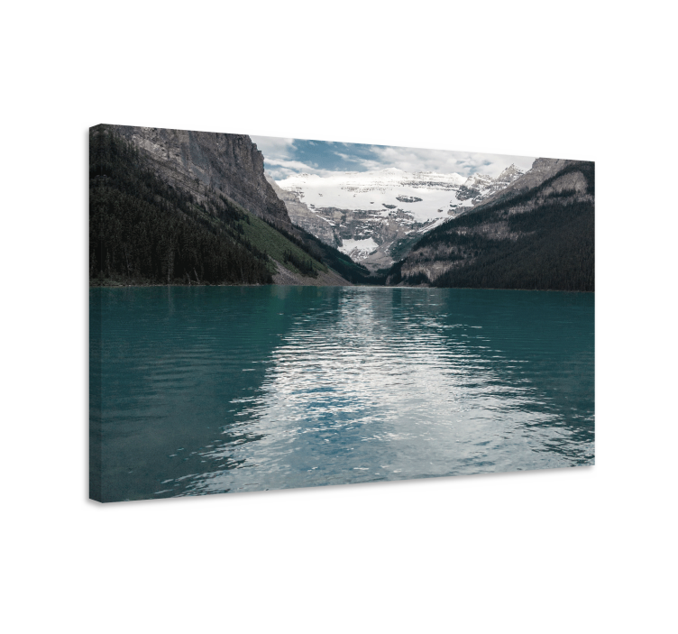 Tableau paysages lac de montagne serein - TenStickers
