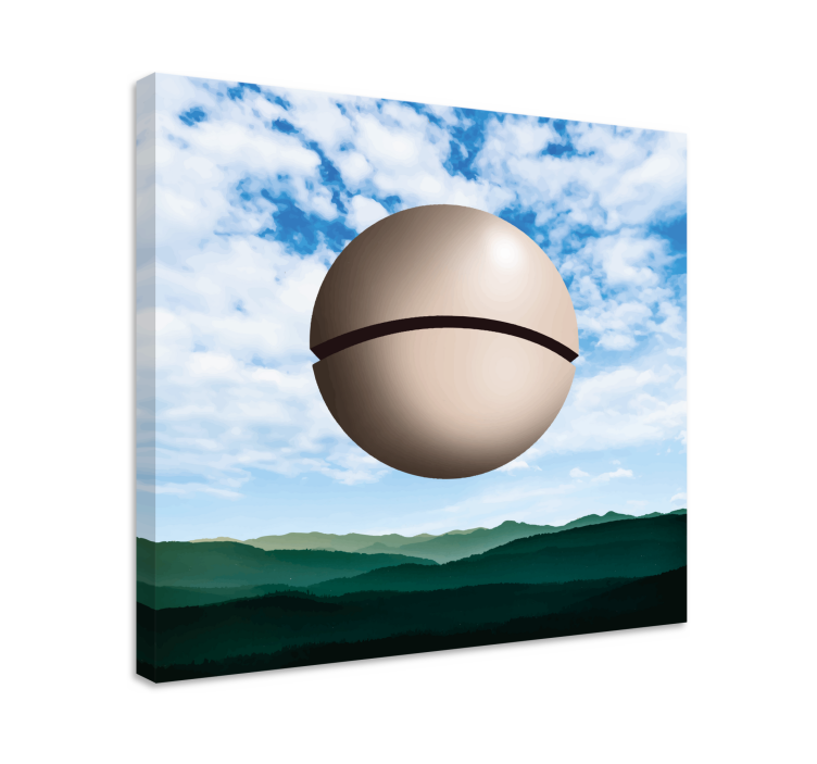 Tableau moderne Sphère surréalisme - TenStickers