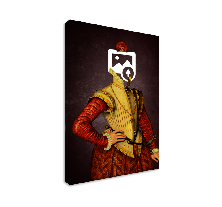 Tableau personnalisable Chat aristocrate - TenStickers