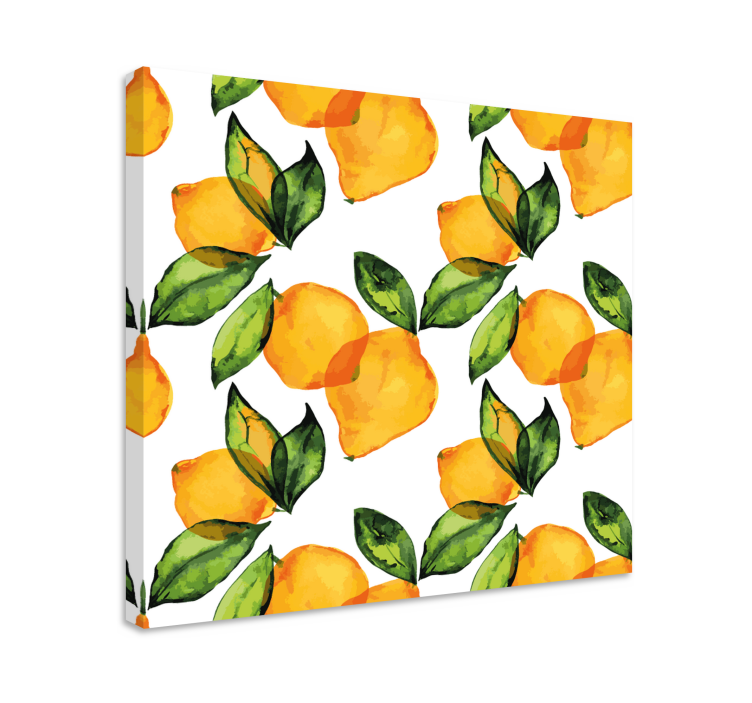 Tableau citrons style méditerranéen - TenStickers