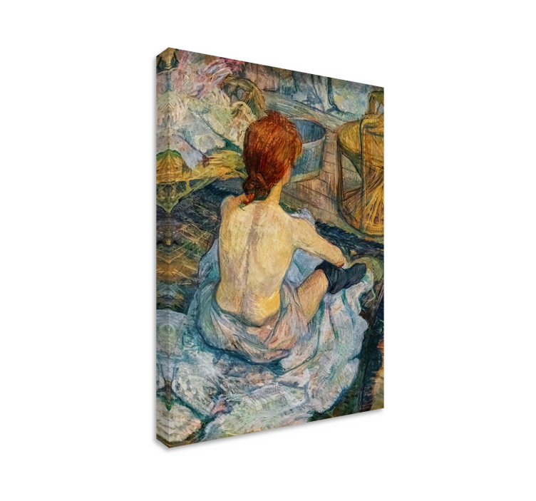 Tableau art La Toilette de Toulouse-Lautrec - TenStickers