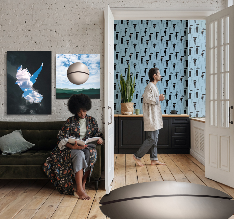 Tableau moderne Sphère surréalisme - TenStickers