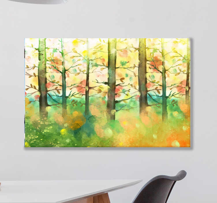 Tableau arbre de vie Arbre multicolore - TenStickers
