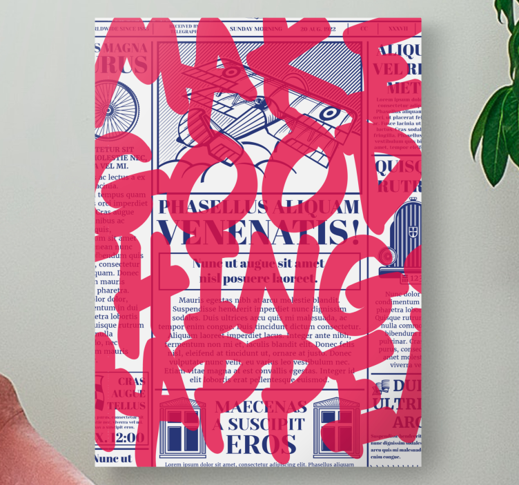 Tableau citation faites de bonnes choses - TenStickers