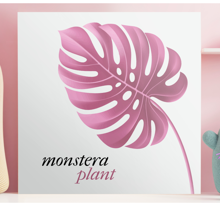Tableau fleurs et plantes monstera - TenStickers
