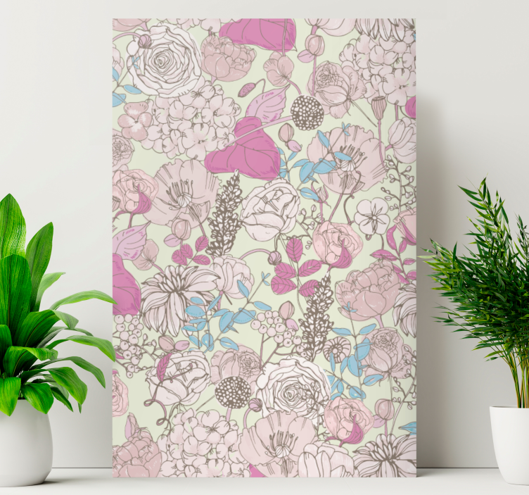 Tableau fleurs et plantes motif bouquet floral - TenStickers