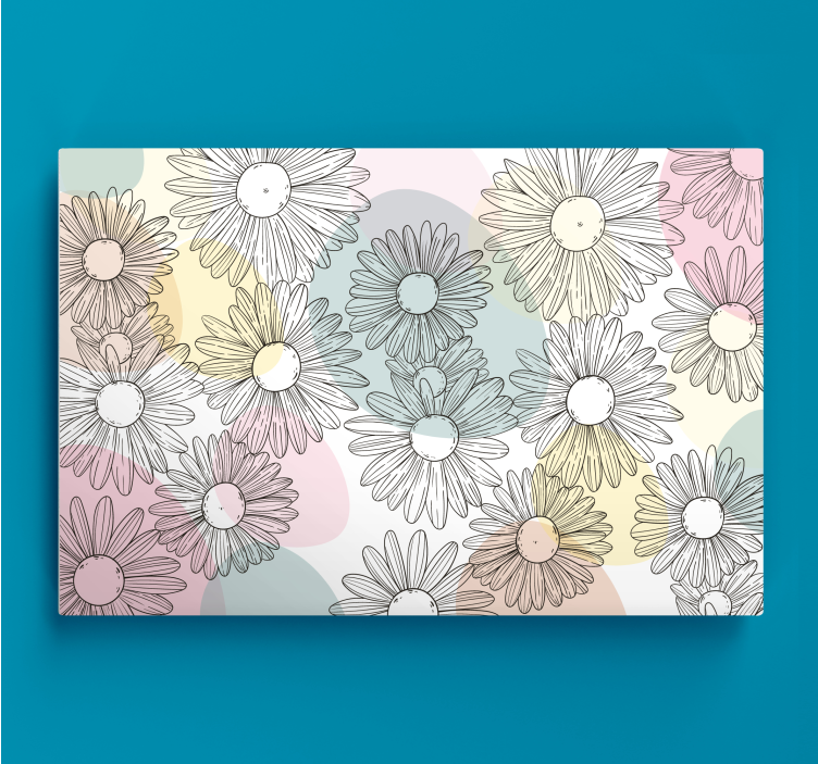 Tableau fleurs et plantes motif floral marguerite - TenStickers
