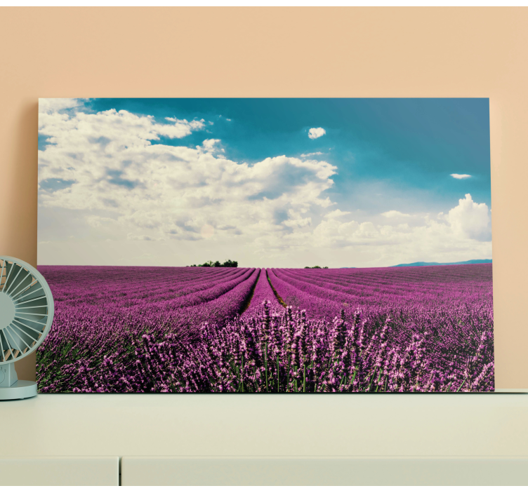Tableau fleurs et plantes paysage de lavande - TenStickers