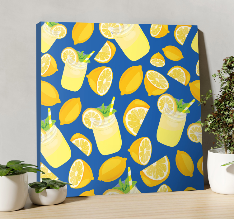 Tableau fruits limonade et agrumes - TenStickers