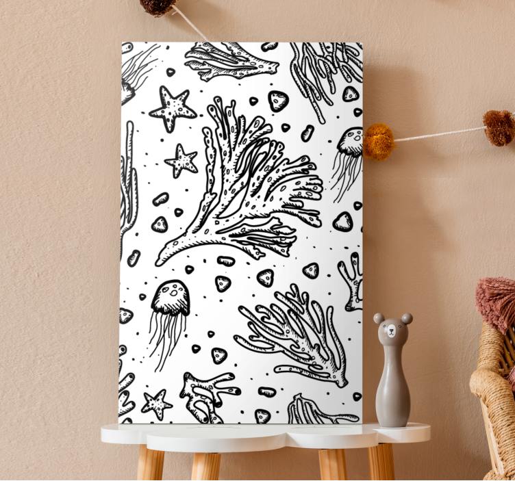 Tableau mer vie du récif corallien - TenStickers