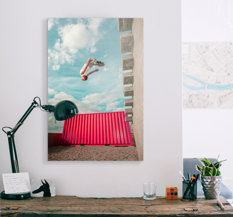 Tableau sports photo parkour - TenStickers