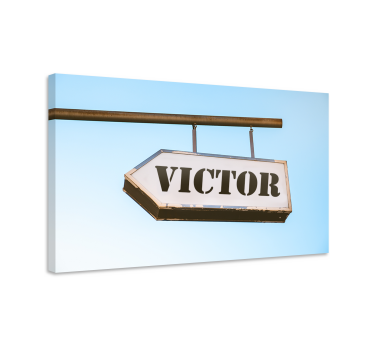 Tableau personnalisé texte Signe  - TenStickers