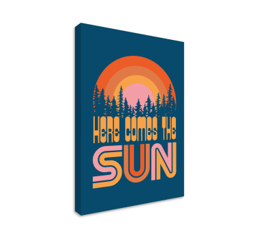 Tableau thème musique Soleil vintage - TenStickers