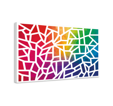 Mosaique tableau de couleurs - TenStickers