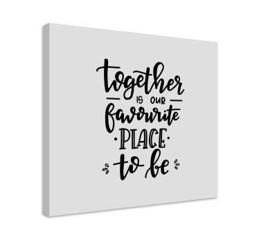 Tableau citation unis nous sommes - TenStickers