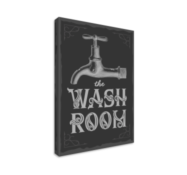 Tableau pour salle de bain motif robinet - TenStickers
