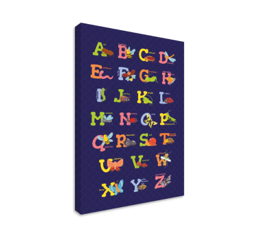 Tableau décoratif Alphabet anglais - TenStickers