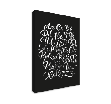 Tableau abc affichage de lettres Élégantes - TenStickers