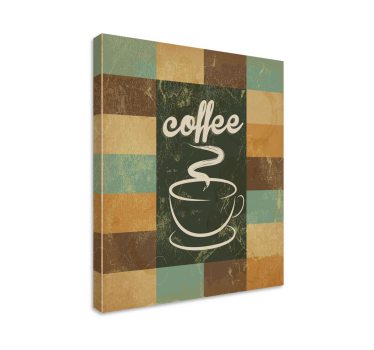 Tableau citation inspiration de l'heure du café - TenStickers
