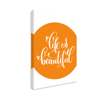 Tableau citation affirmation inspirante de vie - TenStickers
