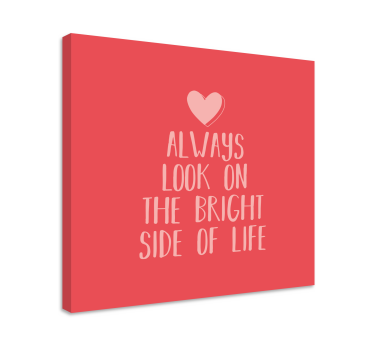 Tableau citation message d'optimisme positif - TenStickers