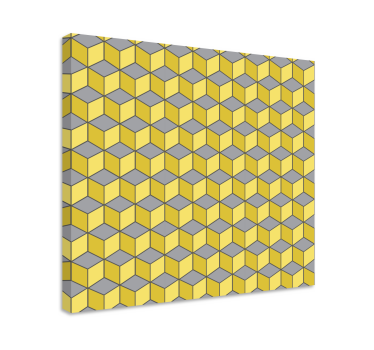 Tableau en 3d Pantone sqaures - TenStickers