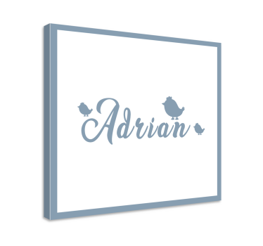 Tableau abc art personnalisé avec nom - TenStickers