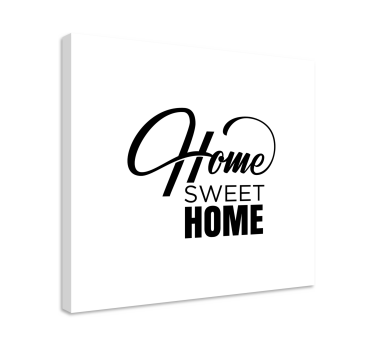 Tableau citation demeure confortable - TenStickers