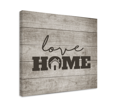 Tableau citation message d'amour pour la maison - TenStickers