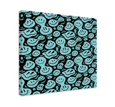 Tableau texte motifs sourire heureux - TenStickers