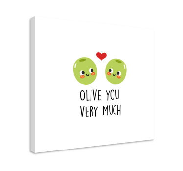 Tableau motivation olive toi ensemble - TenStickers