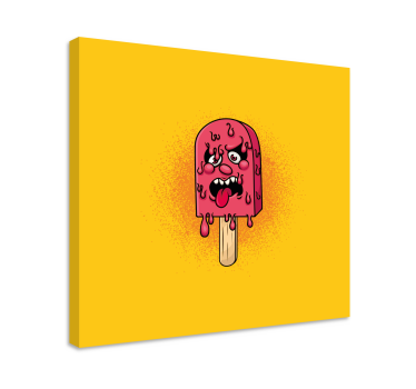 Tableau texte délice qui coule et fond - TenStickers