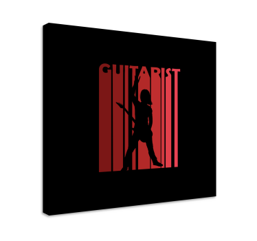 Tableau musique artiste en silhouette - TenStickers